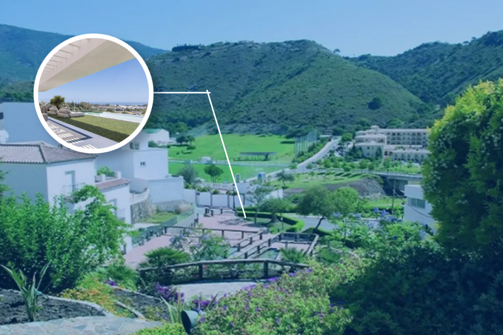 Luxury villas for sale in Benahavís with golf and mountain views